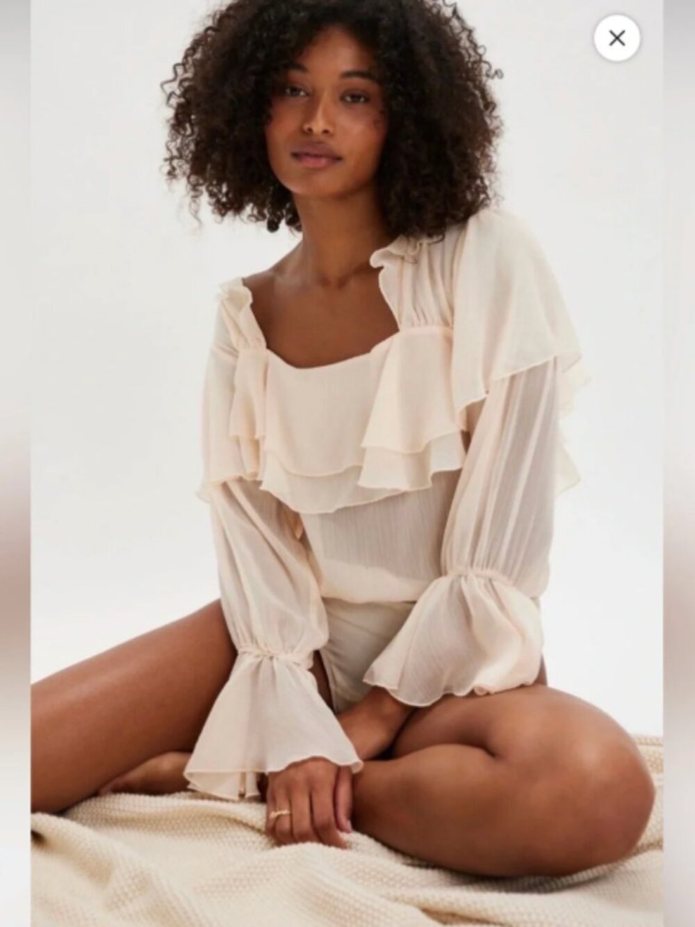 Free People Intimately Give Me Drama Bodysuit Size XS NWOT